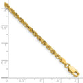 14K 26 inch 3mm Diamond-cut Rope with Lobster Clasp Chain - Detail View 5