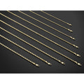 14K 26 inch 3.25mm Diamond-cut Rope with Lobster Clasp Chain - Detail View 6