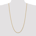 14K 30 inch 3mm Diamond-cut Rope with Lobster Clasp Chain - Detail View 4
